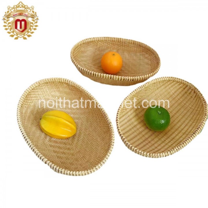 Khay Đựng Đồ Mây Tre KDMT0013